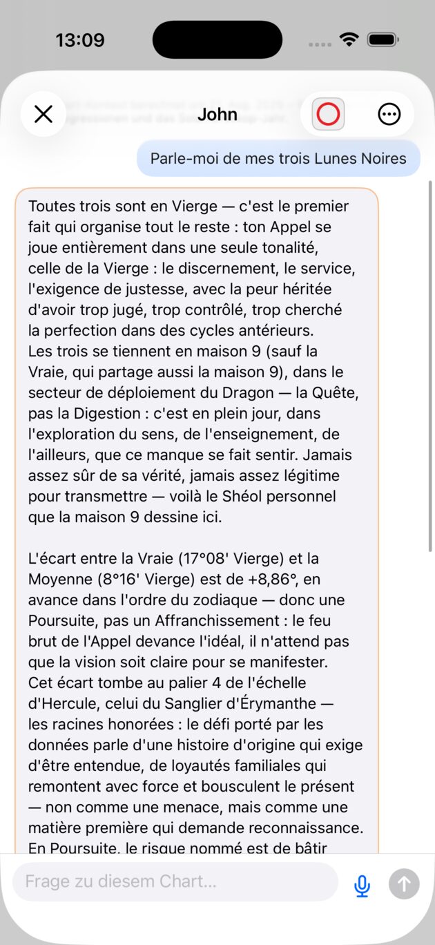Le chat ouvert sur une combinaison Mercure–Mercure, la question déjà inscrite dans le champ de saisie.